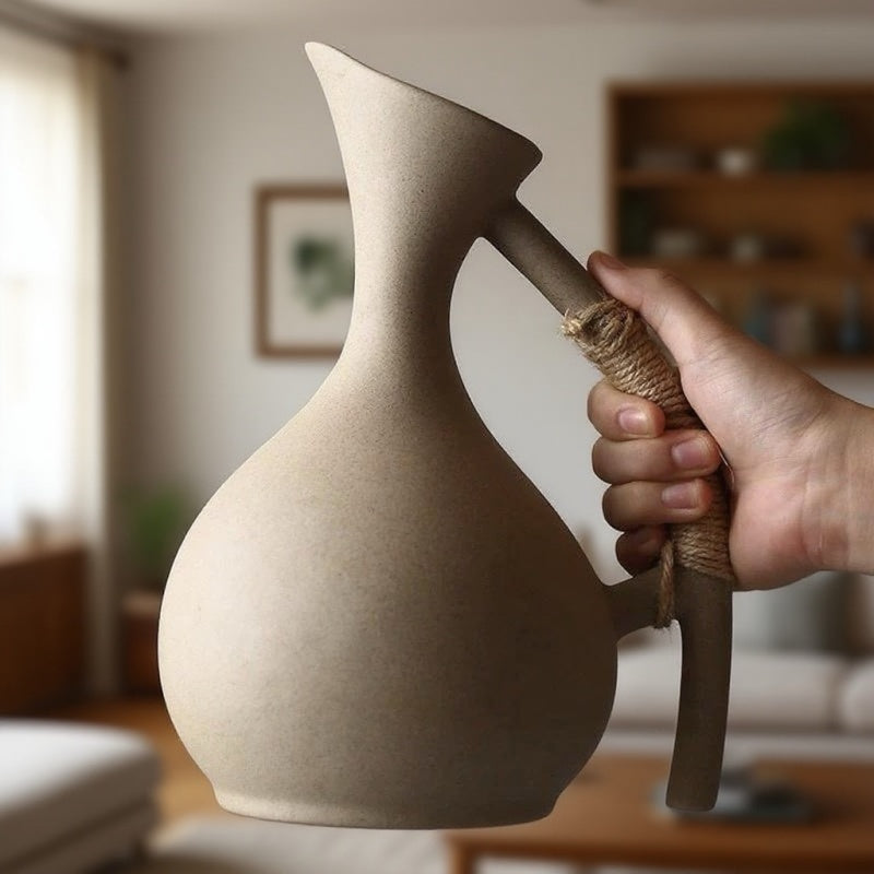 Ceramiczna karafka 1300 ml z korkową zaślepką